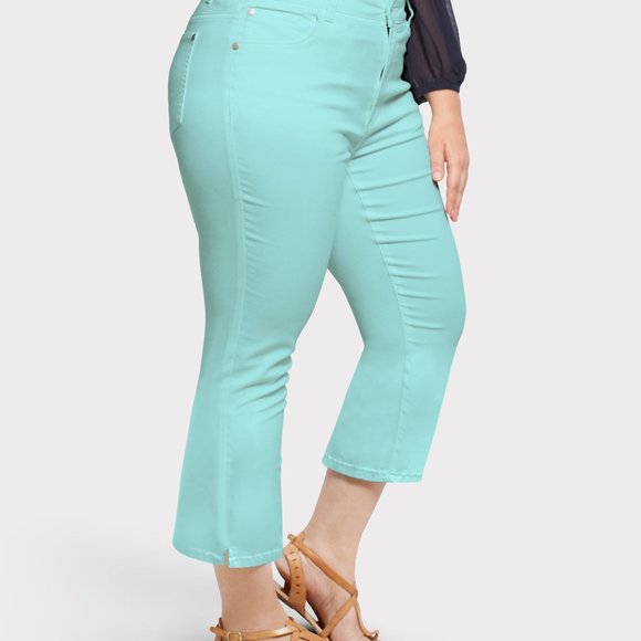 OLGYN Women’s Stretch Acqua Plus Size Capri Pant - Picture 3 of 5